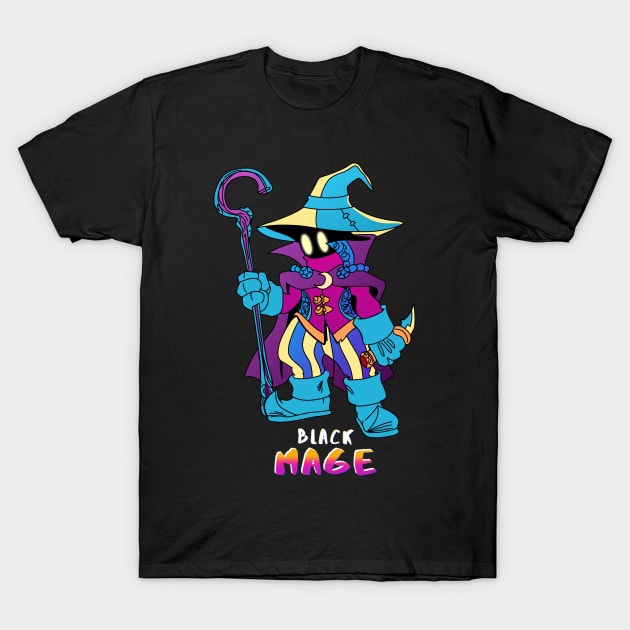 Soul  of black mage T-Shirt by Sandee15